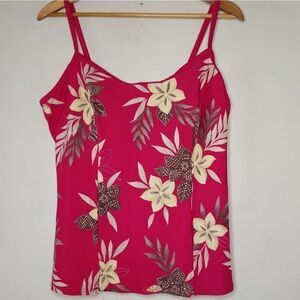 Christina tankini set size 24W hot pink